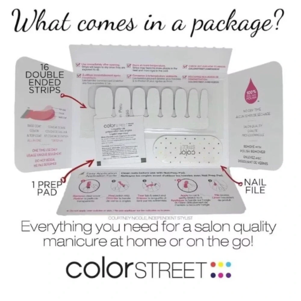 188. Color Street Nail Polish Strips - Swiss & Tell - Picture 2 of 2